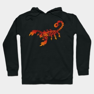 Flames Scorpion Hoodie